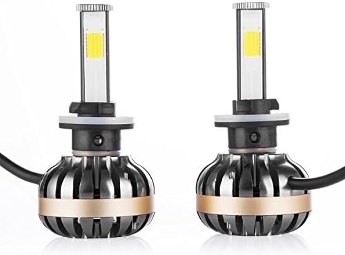 Vehemo LED Headlight Conversion Kit, 880/881/H27, 80W, 7200Lm, 6000K True White Light