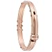 Stainless Steel Men's Invicta Elements Rose Cuff Bracelet