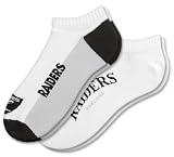 Oakland Raiders Men's No-Show Socks (2-pack)