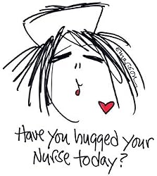 Hugged Your Nurse - White Nightshirt in a Bag