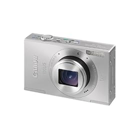 Canon IXUS 500 HS Digital Camera - Silver (10.1MP, 12x Optical Zoom) 3.0 inch LCD