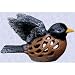 Roger the robin statue home candleholder sculpture New