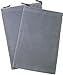Chessex Dice: Velour Cloth Dice Bag Small (4 x 6) - GRAY - Holds Approximately 20-30 Dice