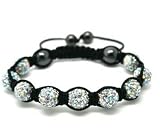 Utopia Diamond Iced Aurora Ab Crystals Swarovski Pave Crystal Bracelet 9x 11mm Unisex for Men and Women