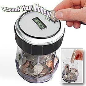 COUNTING SORTING MONEY JAR