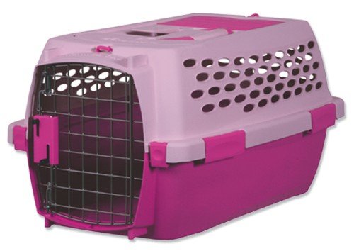 Medium Pink Kennel Cab Pet Carrier - 23 x 15.2 x 11.84 inches