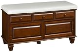 Chesterfield 42w Shoe Storage Bench W / Sliding Doors