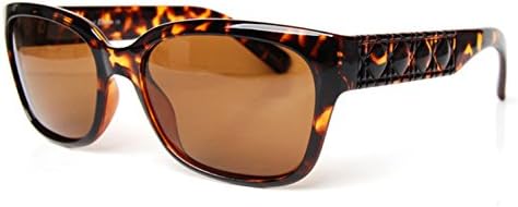 Bambolausa Men's Polarized Wayfare Sunglasses with Different Designs (Tortoise2, Brown)