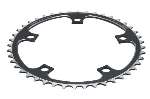 BBB Kettenblatt RoadGear BCR-11S, schwarz-silber, 44T/130mm