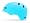 Matte Cyan Blue Lines Logo