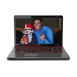 Toshiba Qosmio X775-3DV80 17.3-Inch 3D Gaming Laptop - Fusion X2 Finish in Red Horizon