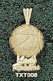 Texas Tech Univ Lady Raiders Basketball Charm/Pendant -14K/10K, Stainless Steel or Gold Plated