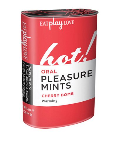 Eat Play Love Oral Pleasure Mints, Cherry Bomb, Warming, 40 Count