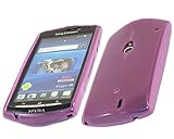 IMAGE OF iTALKonline ProGel PURPLE Super Hydro Gel Protective Armour/Case/Skin/Cover/Shell for Sony Ericsson MT15 Halon Hallon Neo Xperia