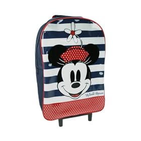 Trade Mark Collections Disney Minnie Mouse Wheeled Bag (Blue)