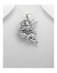 Fairy Pendant Necklace In 92.5 Sterling Silver