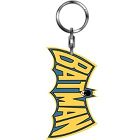 Rubber Keyring - Batman Logo