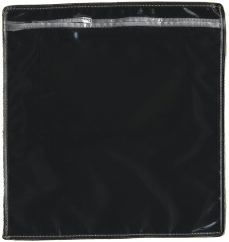 Tefillin Plastic Zippered Protector / Clear Front and Canvas Back by Greenfeld Judaica