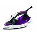 Morphy Richards Turbosteam 40697 Steam Iron Ceramic Soleplate, Plum/Black