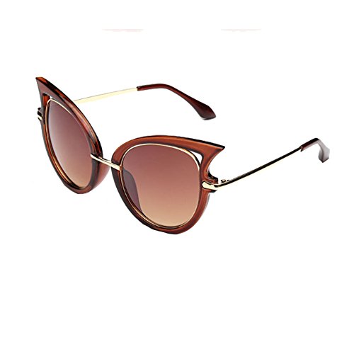 GAMT New Fashion Round Cateye Mirrored Sunglasses For Women Classic Style