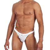 Activ Thong White Men’s Underwear By Gregg Homme Size Medium
