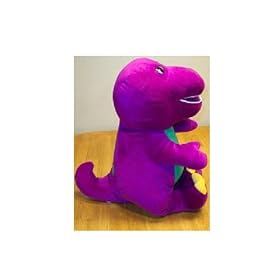 Click here to buy Barney the Purple Dinosaur 24 Jumbo Talking Plush Doll.