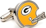 Retro Green Bay Packers NFL Helmet Executive Cufflinks w/Jewelry Box