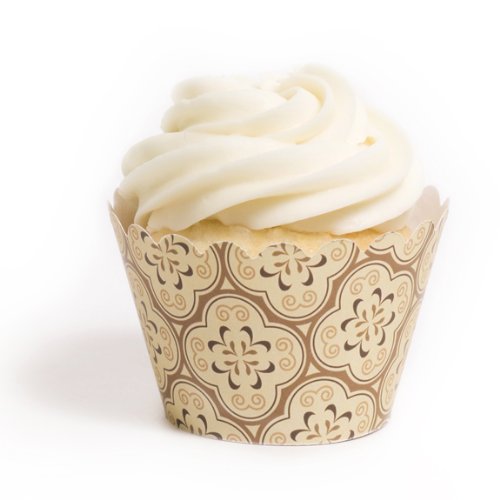 Dress My Cupcake Moroccan Evening Cupcake Wrappers, Set of 12 - Thanksgiving Decorations, Picks, Stands, Towers