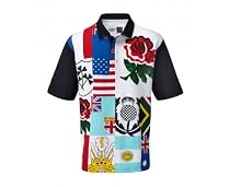 COTTON TRADERS Maillot de Rugby de l'équipe d'Angleterre pour Homme
