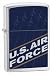 Zippo Military Air Force Blue Pocket Lighter