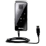 Classic Straight USB Cable for the Aiptek PocketCinema v20 V10 with Power Hot Sync and Charge Capabilities - Uses Gomadic TipExchange Technology