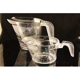Tupperware Micro Measuring Pitchers Set for the Microwave (2 pieces) by Tupperware