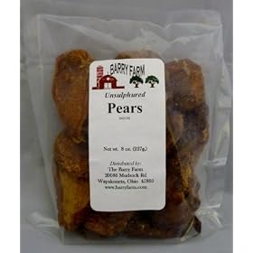Dried Pears, 8 oz.