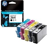 5 Original Printer Ink Cartridges For Hp Photosmart Premium C309g Cyan Magenta Yellow Photo Black Black