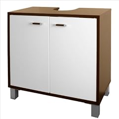 Waschbeckenunterschrank mit 2 T�ren - Unterschrank Badezimmerschrank Wenge