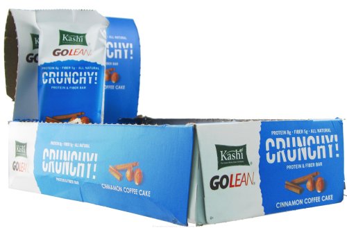 Kashi GOLEAN Bar Crunchy! Cinnamon Coffee Cake, 1.59-Ounce Bars (Pack of 12)