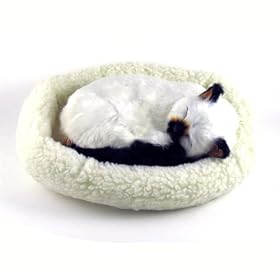 Perfect Petzzz White Siamese Life-like Cat by 