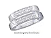 Matching 14k. White Gold 1/2 Ct. Diamond Wedding Band Set For Him and Her