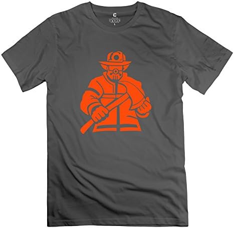 PTLXom Men's Firefighter Axe Tee Shirts
