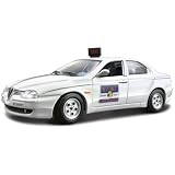 Alfa Romeo 156 Taxi 1:24 Diecast Model Car by Bburago
