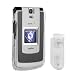 Sprint Sanyo 6650 Katana II Cell Phone Accessory Bundle - Transparent Clear Crystal Snap On Case with Belt Clip + Rapid Car Charger