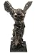 Nike of Samothrace Winged Victory Greek Goddess Real Bronze Powder Cast Statue Sculpture 10 3/4-inch
