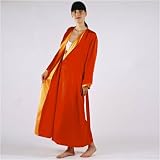 Women's Silk Robe by TexereSilk, 100% Silk Luxury in Romantic Red -- Flame of Passion