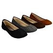 Glaze by Adi Plush Lined Microsuede Ballet Flats