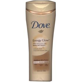 DOVE Energy Glow Daily Moisturizer with Subtle Self-Tanners Medium to Dark Skin Tones 8.5 oz