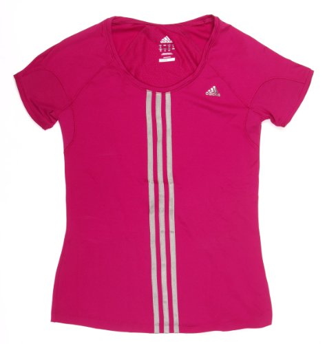 Adidas Damen T-Shirt CL Q34, ultrabeau/blacksilver, 36