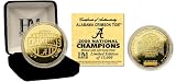 Alabama Crimson Tide 24KT Gold BCS National Champions Commemorative Coin