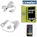 Premium Light Green Folio Wallet Leather Case + Premium Clear Durable Reusable LCD Screen Protector + Rapid Car Charger + Home Travel Charger for Apple Ipod Touch Itouch 8Gb 16GB 32Gb 2G 3G 2nd 3rd Generation