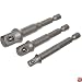 SE 3 Pc. Power Extension Socket Adaptor for Drills