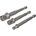 SE 3 Pc. Power Extension Socket Adaptor for Drills